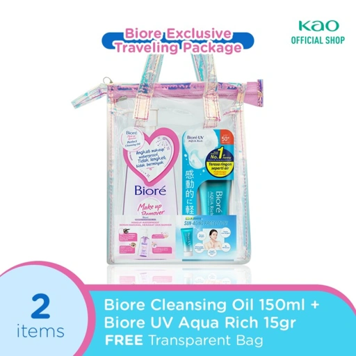 Image of [Special Package] Biore Cleansing Oil 150ml + Biore UV Aqua Rich 15gr