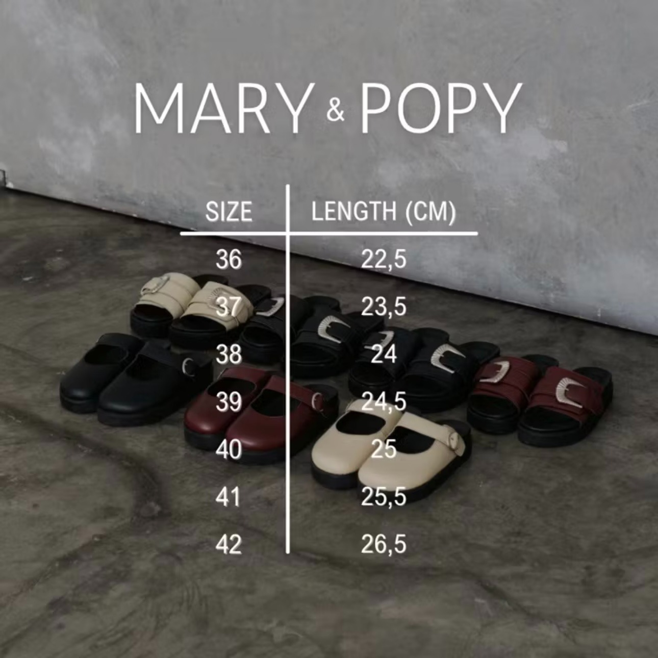 MARY  ( Sandal Platform - Unisex )