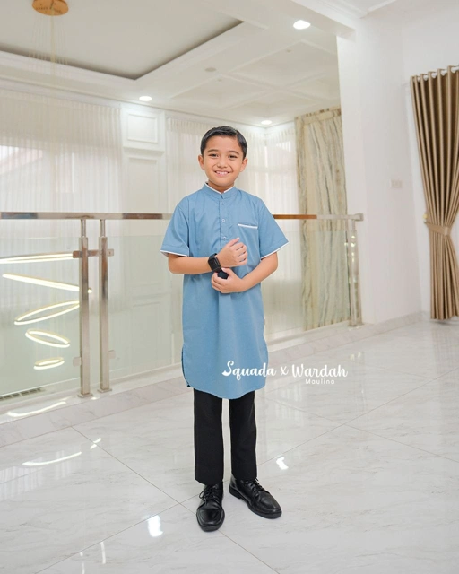 Image of SQUADA KIDS | TERALA SERIES KURTA KIDS POLOS - KURTA ANAK LAKI LAKI