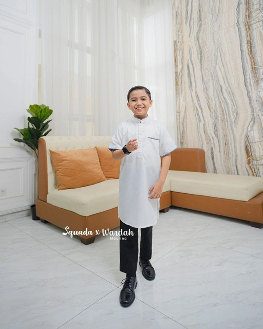 Image of SQUADA KIDS | TERALA SERIES KURTA KIDS POLOS - KURTA ANAK LAKI LAKI