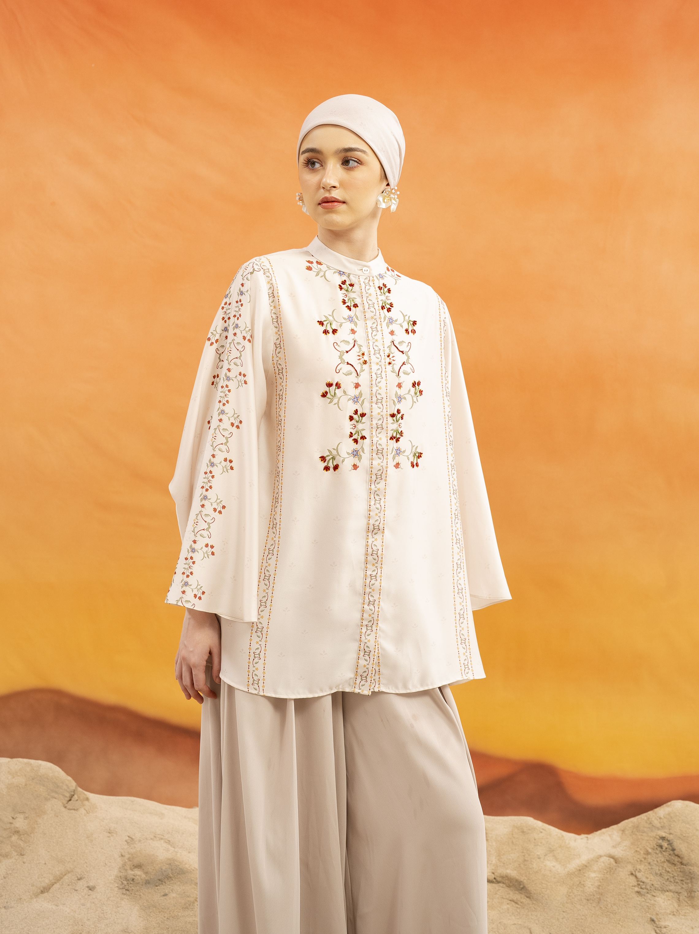 [BUNDLE] Syaula Top + Sea Skirt