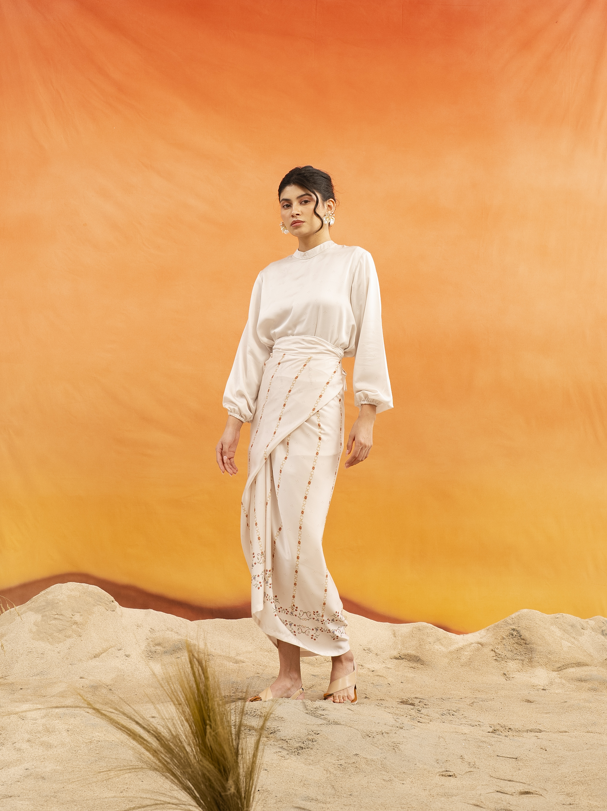 [BUNDLE] Syaula Top + Sea Skirt