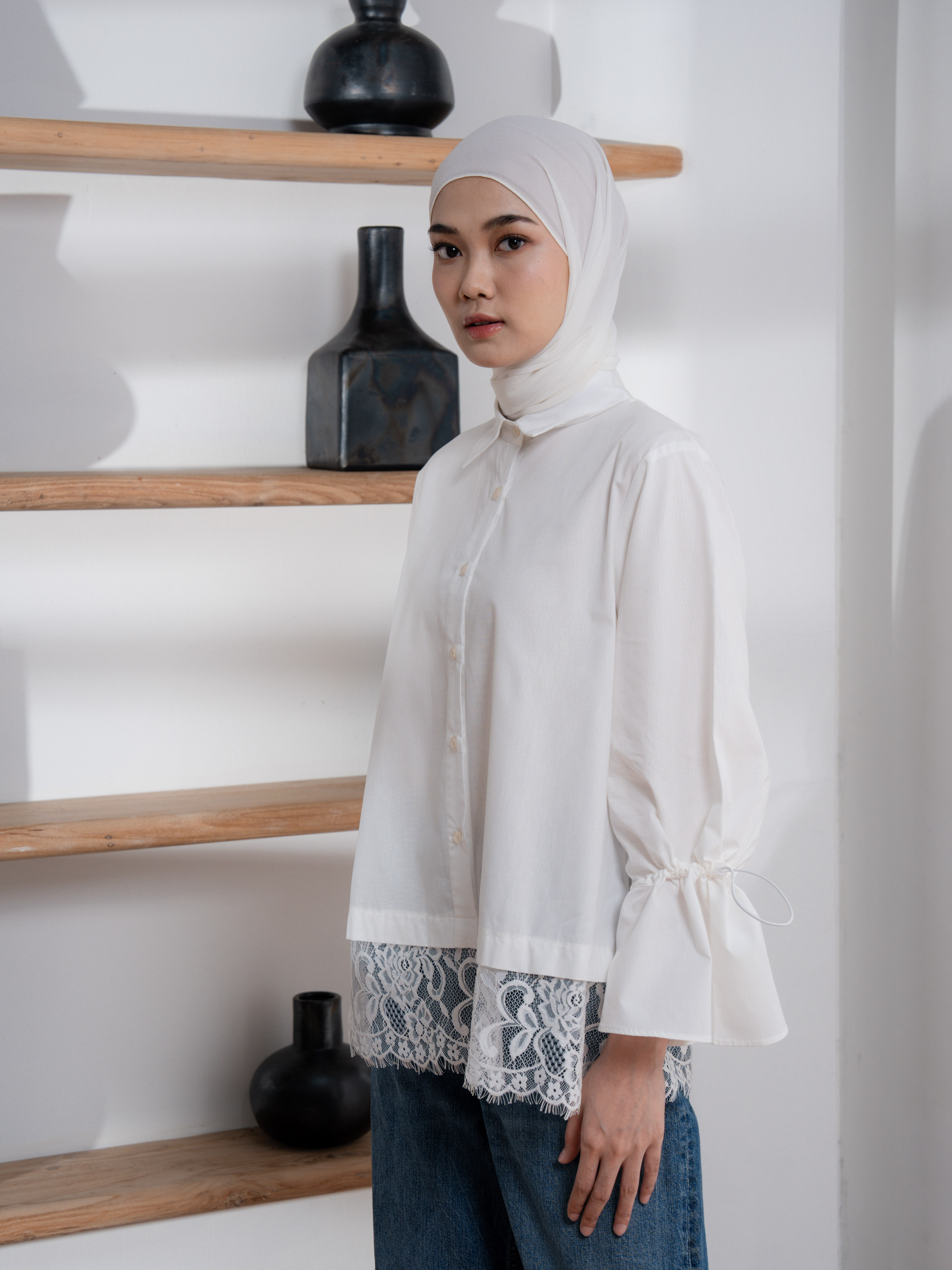Emily Shirt White