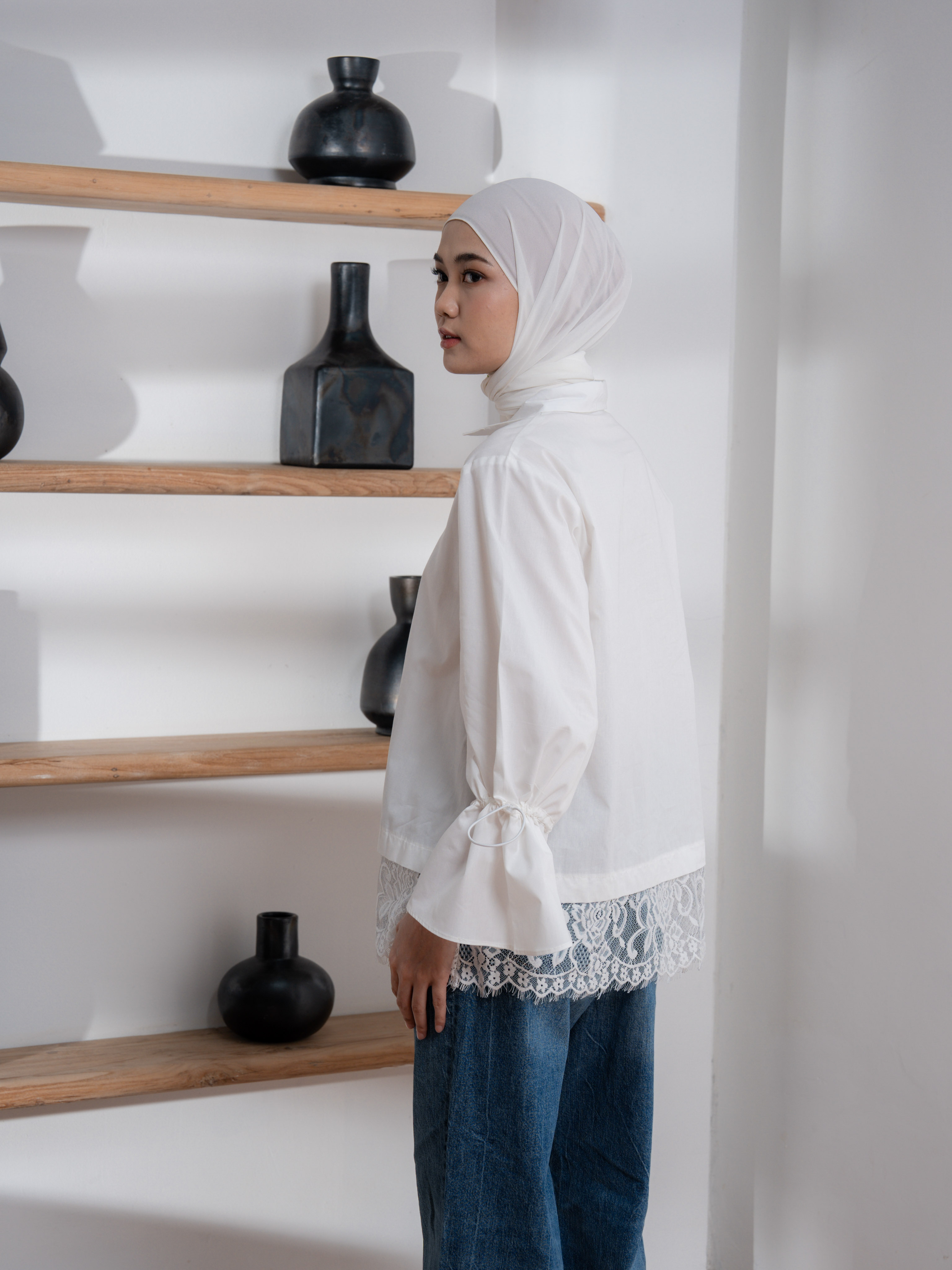 Emily Shirt White