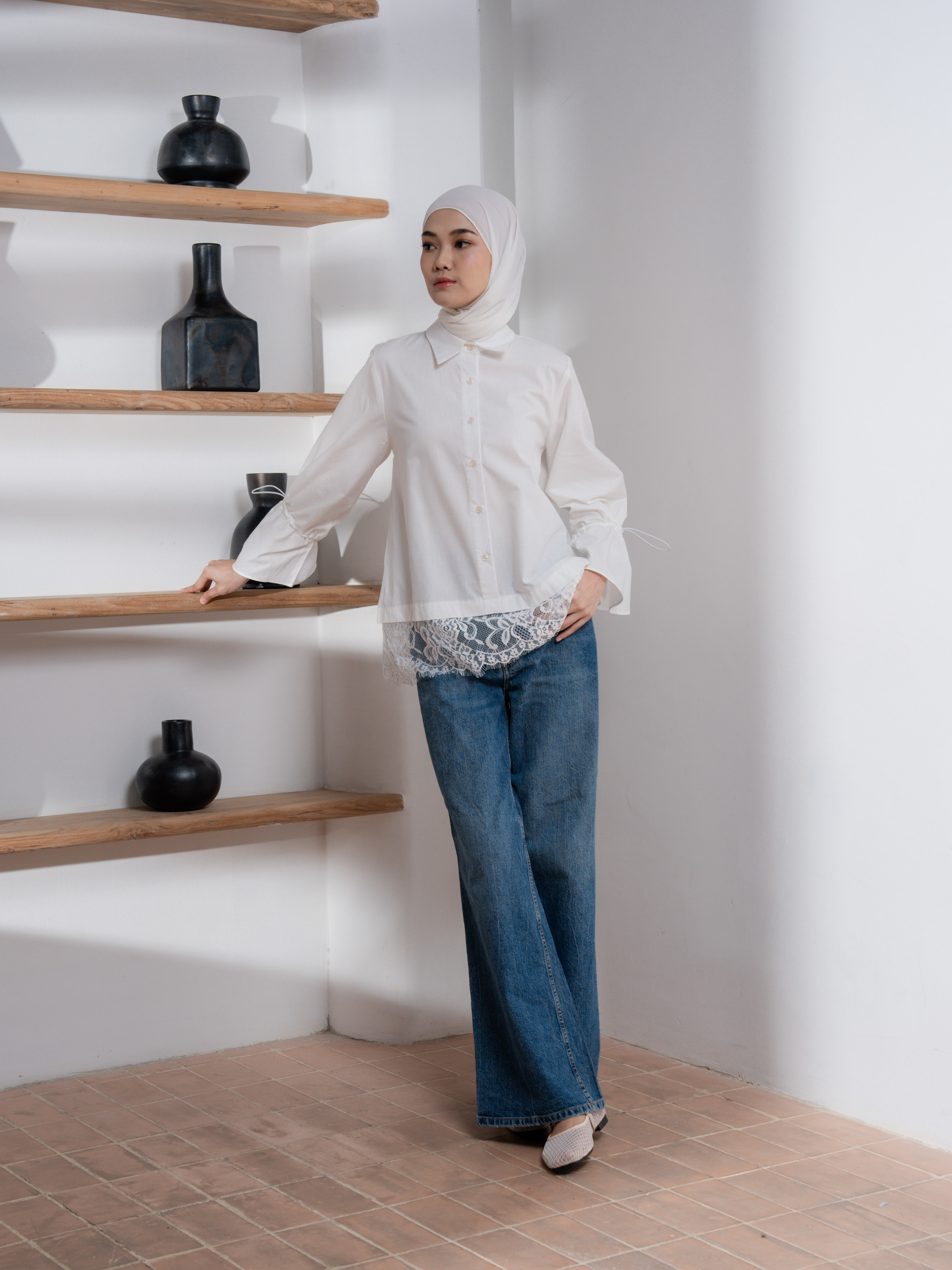 Emily Shirt White