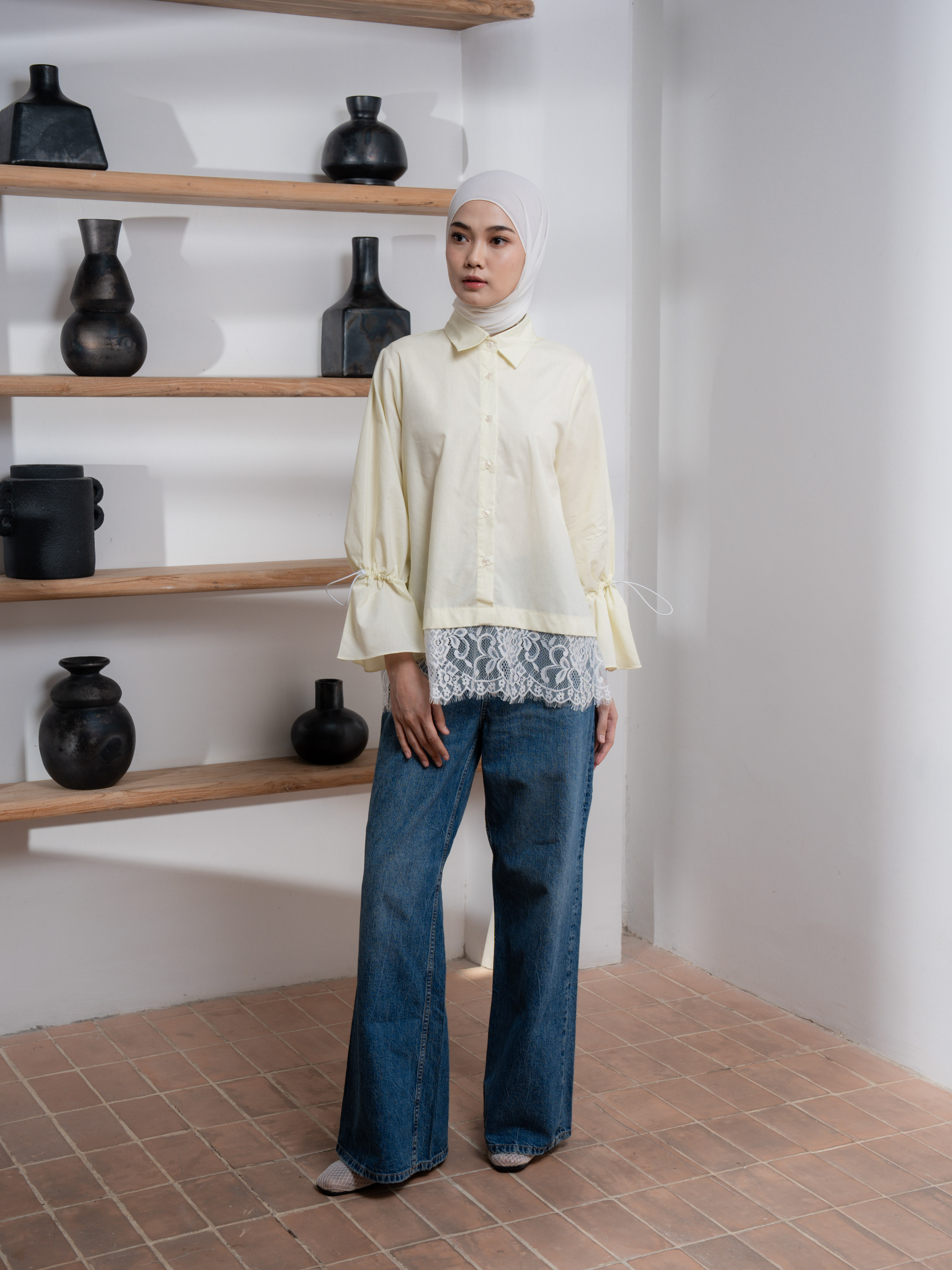 Emily Shirt Butter Yellow