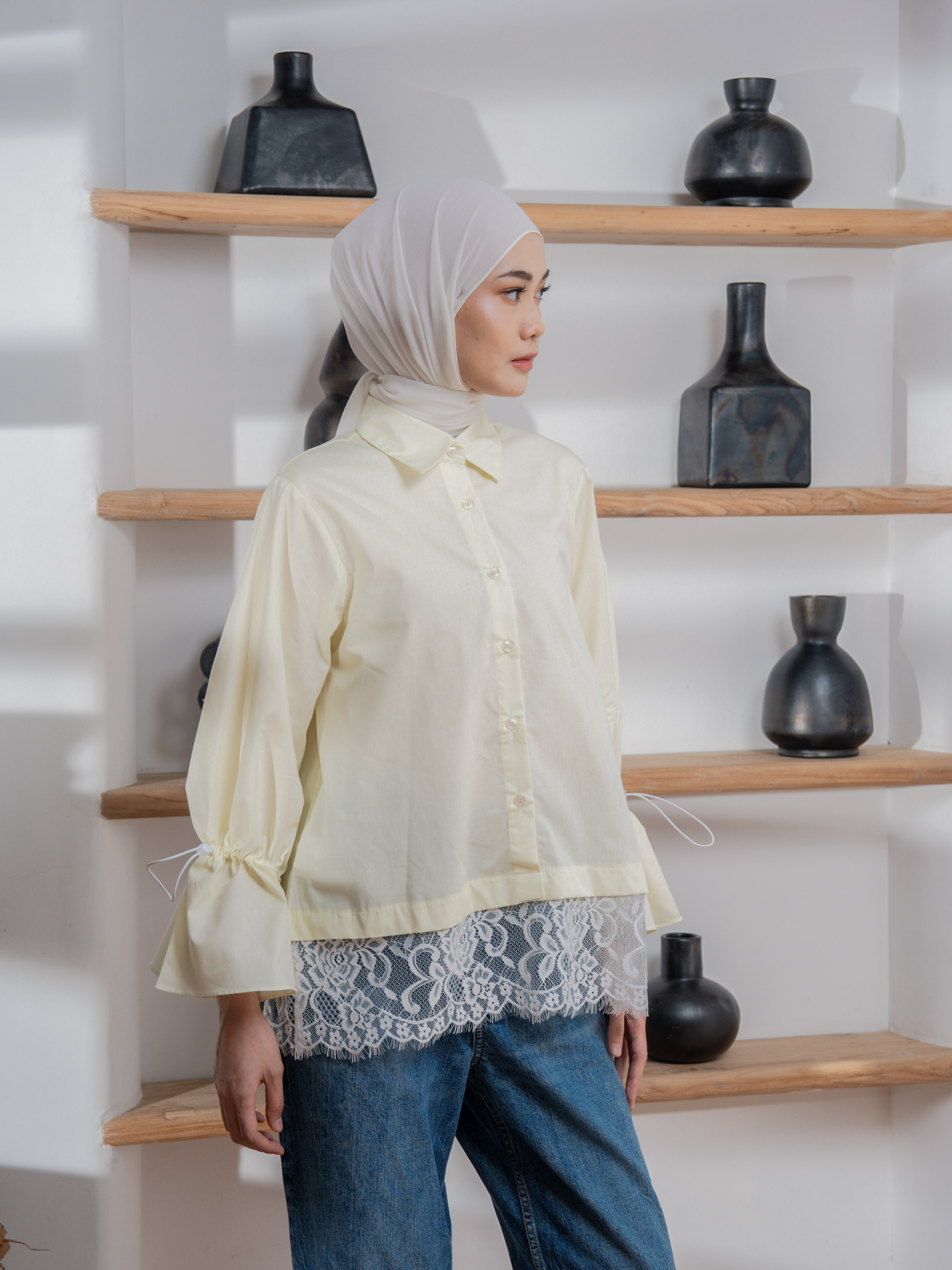 Emily Shirt Butter Yellow