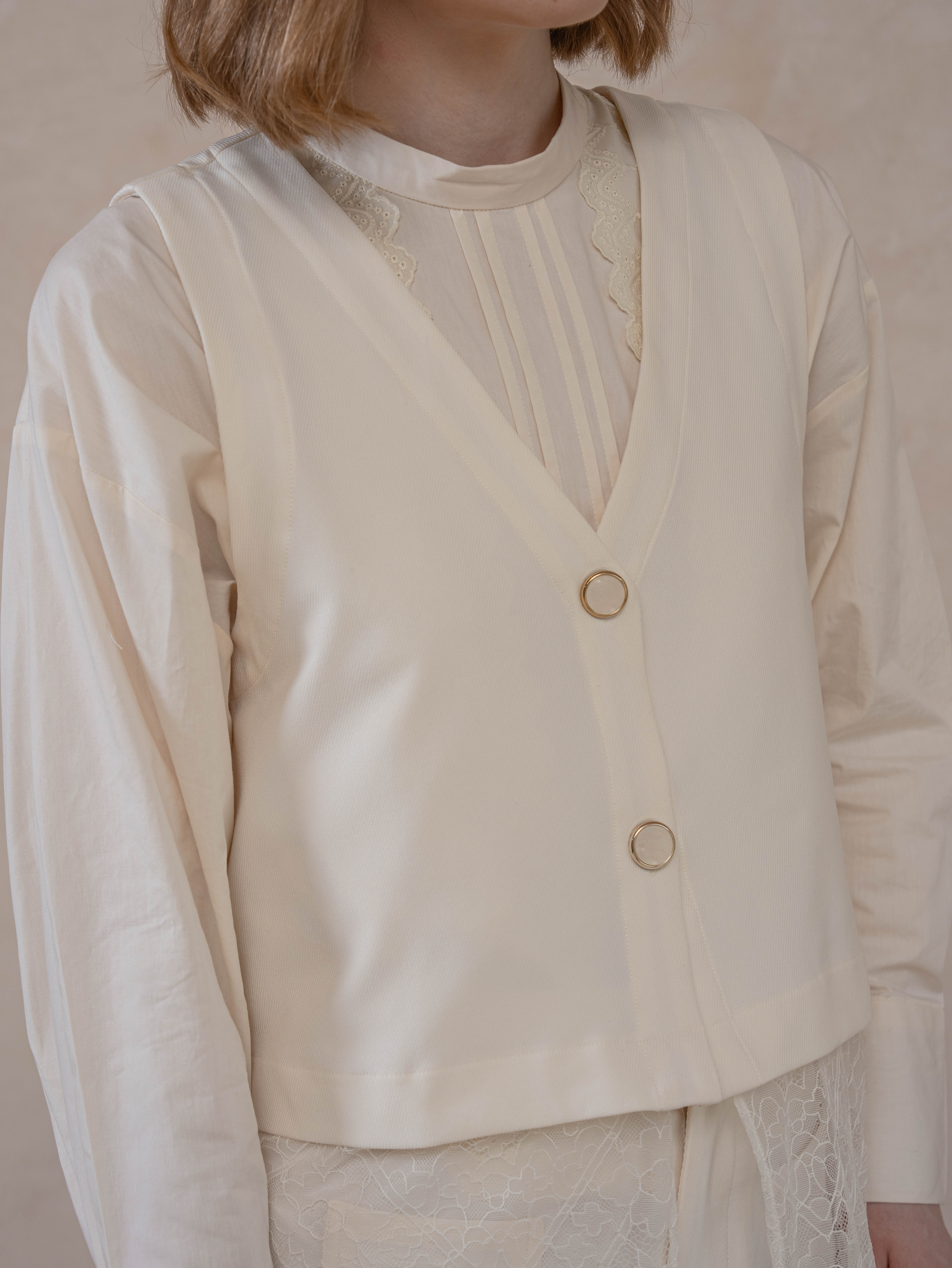 Hanna Vest Creme