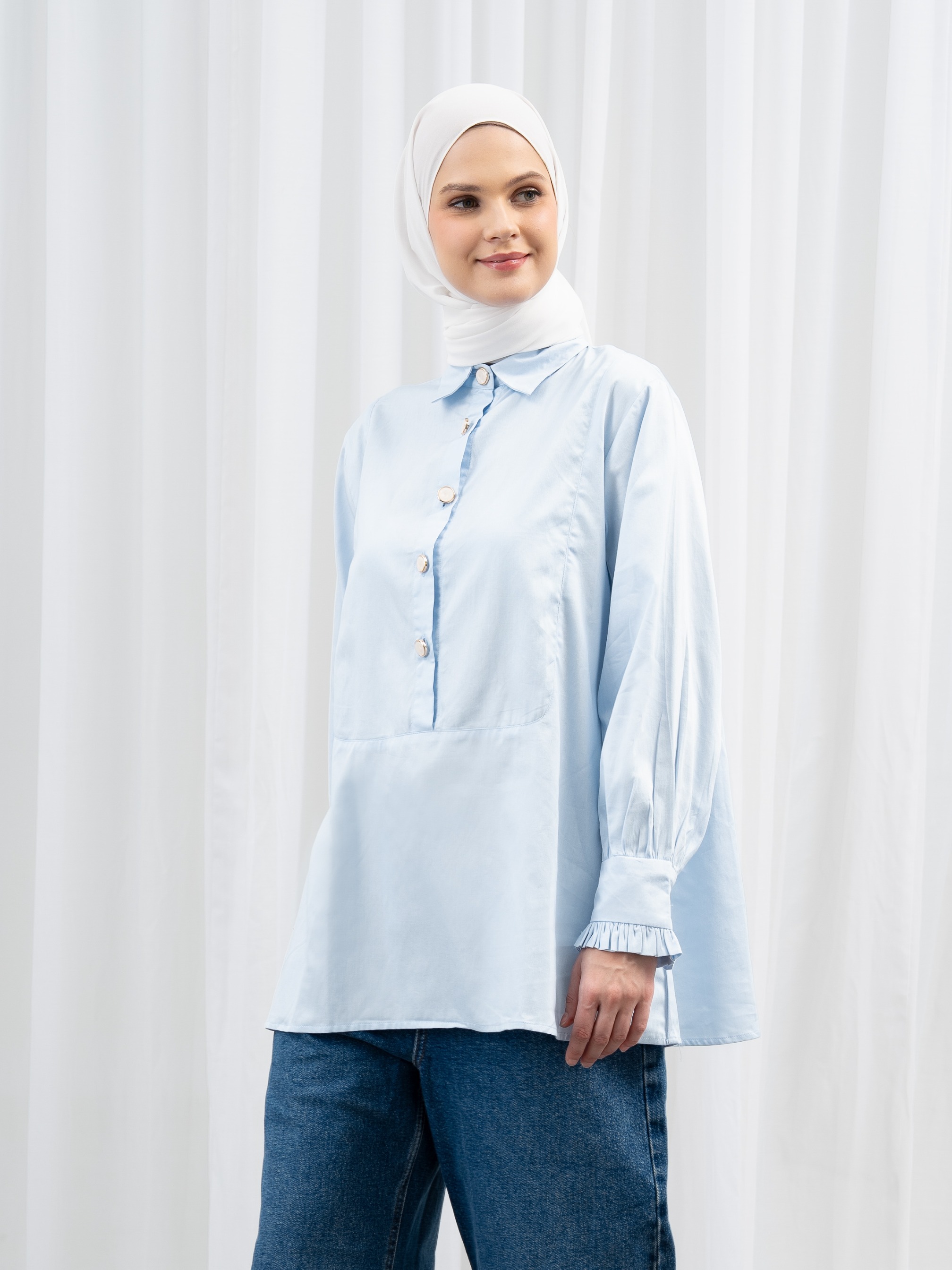 Bianca Shirt Light Blue