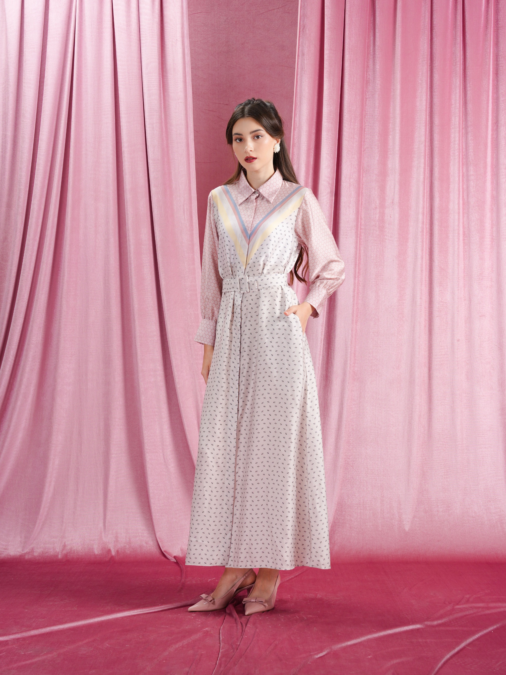 Shiza Dress Beige