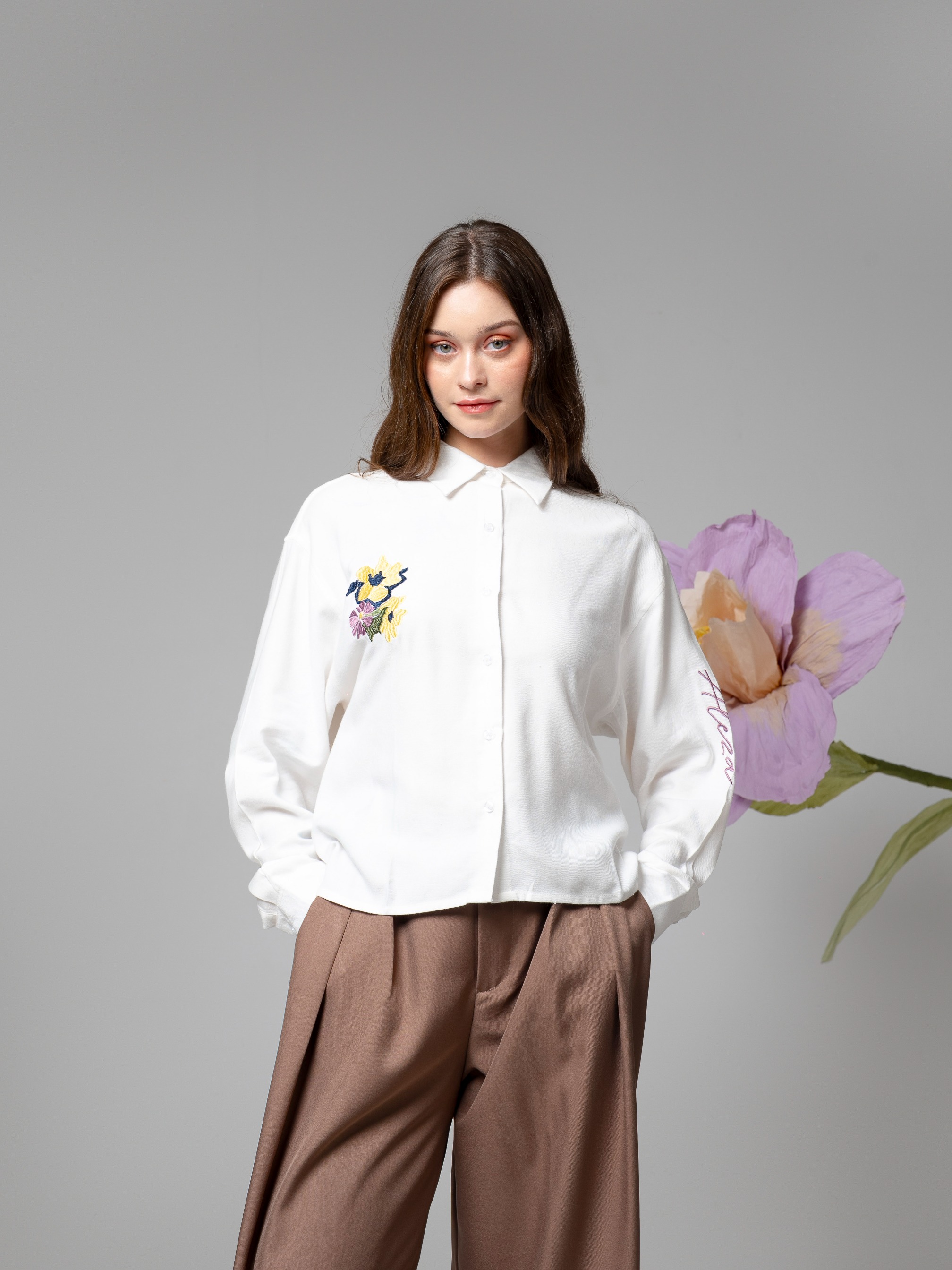 Bevaley Shirt White