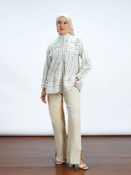 Image of Elnara Shirt Brown