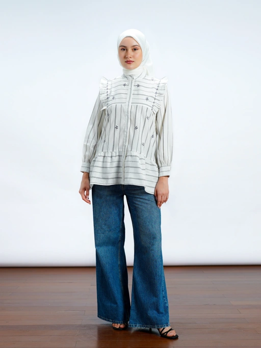 Image of Elnara Shirt Gray