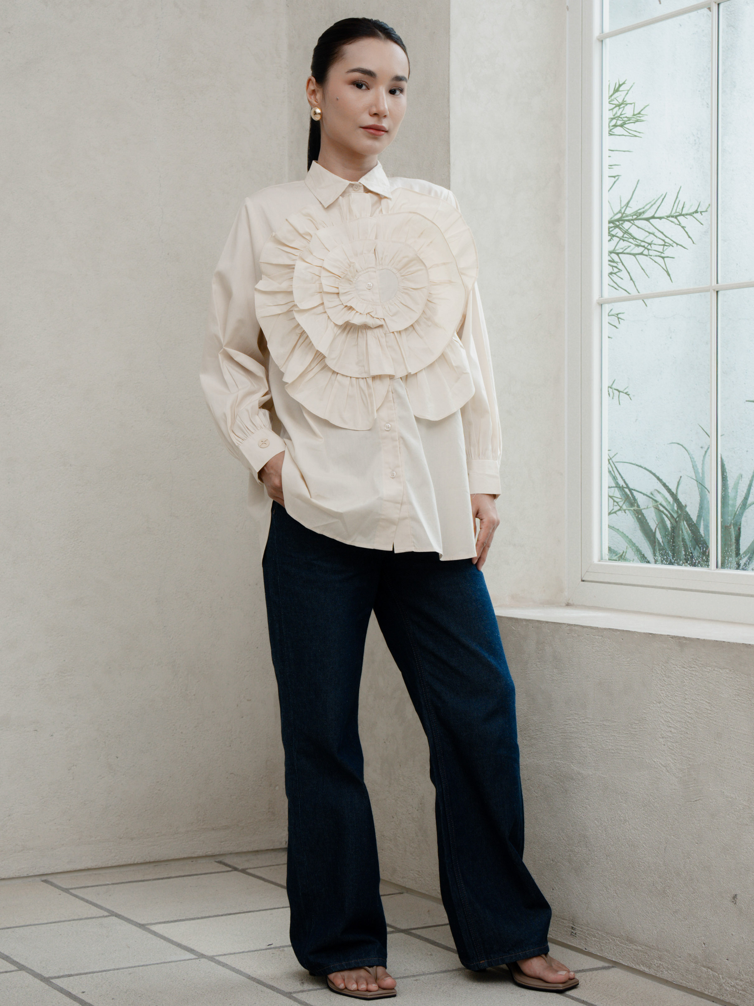 Jess Top Creme
