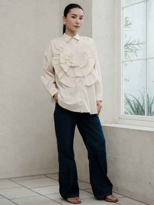Image of Jess Top Creme