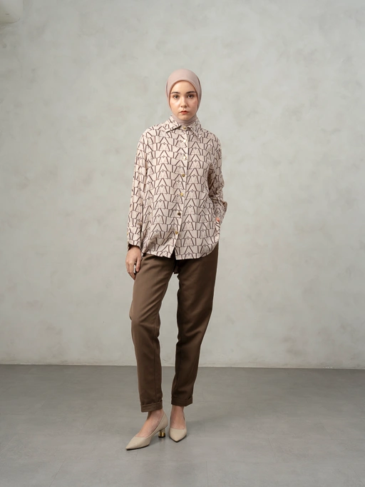 Image of Laiqa Shirt Beige