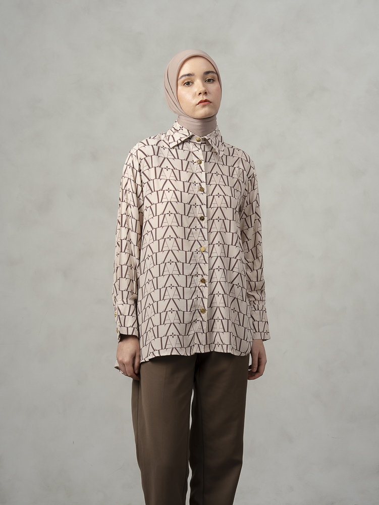 Laiqa Shirt Beige