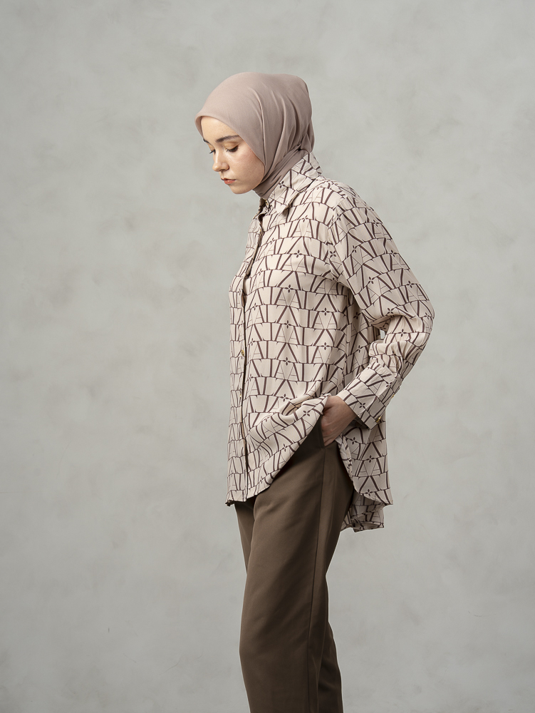 Laiqa Shirt Beige