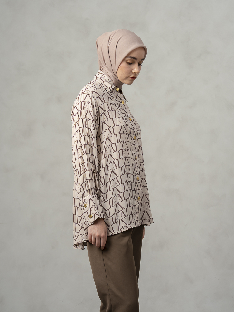 Laiqa Shirt Beige