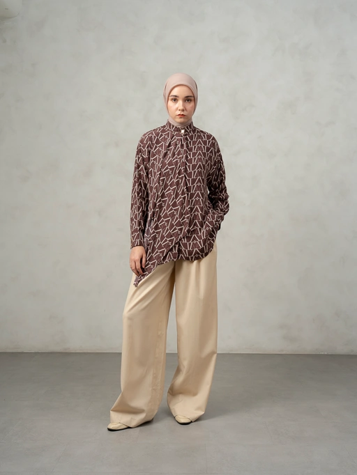 Image of Liora Shirt Maroon