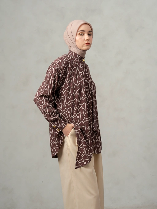 Image of Liora Shirt Maroon