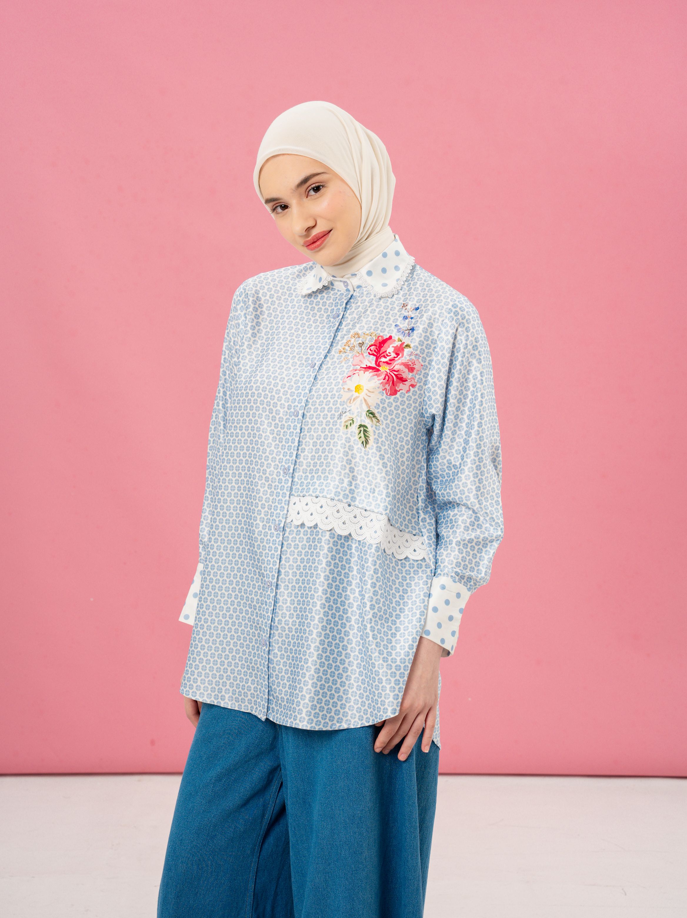 Frey Shirt Light Blue
