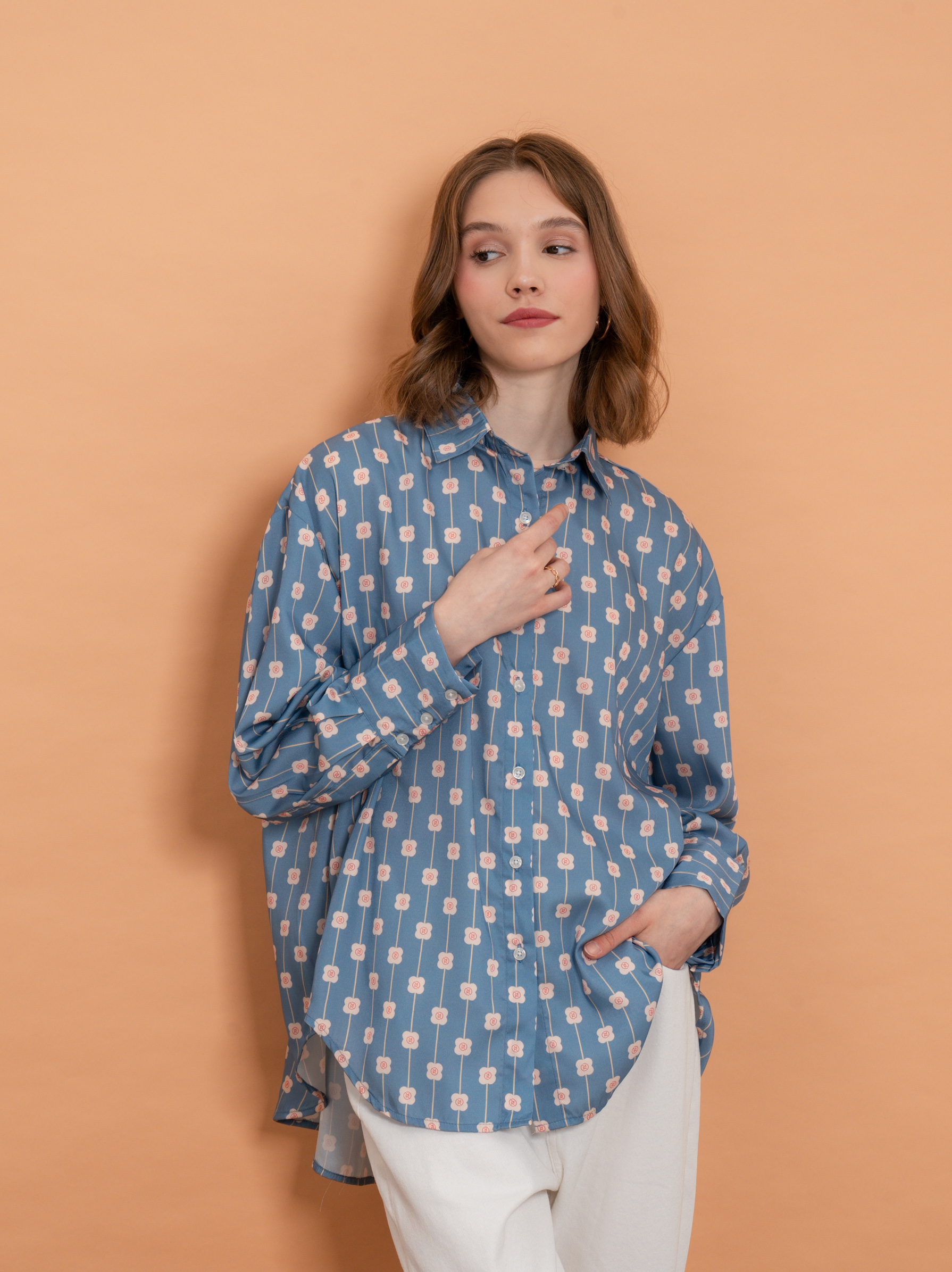 Alinne Shirt Blue