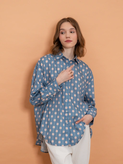 Image of Alinne Shirt Blue