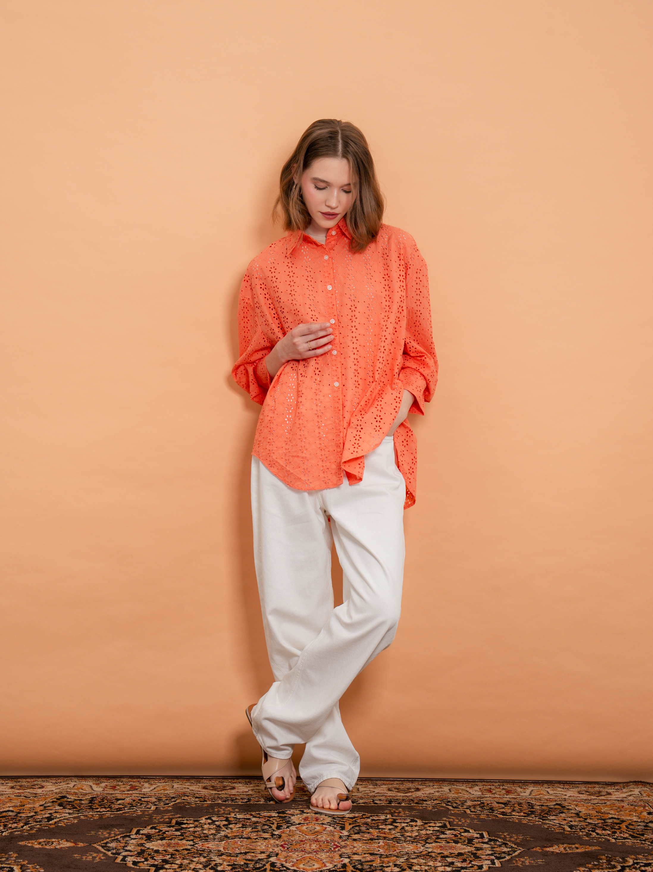 Alinne Shirt Coral