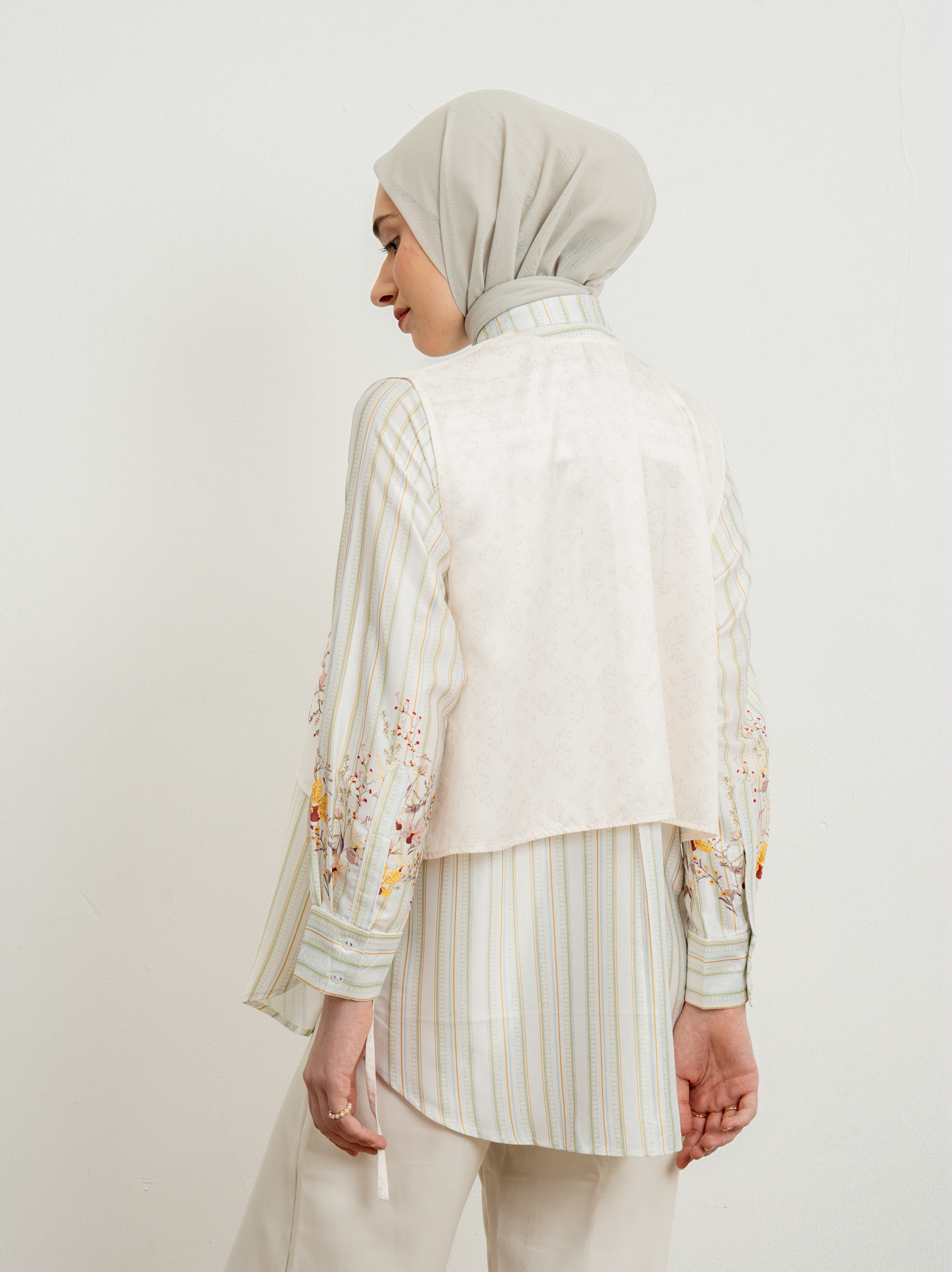 Emery Shirt Set Creme