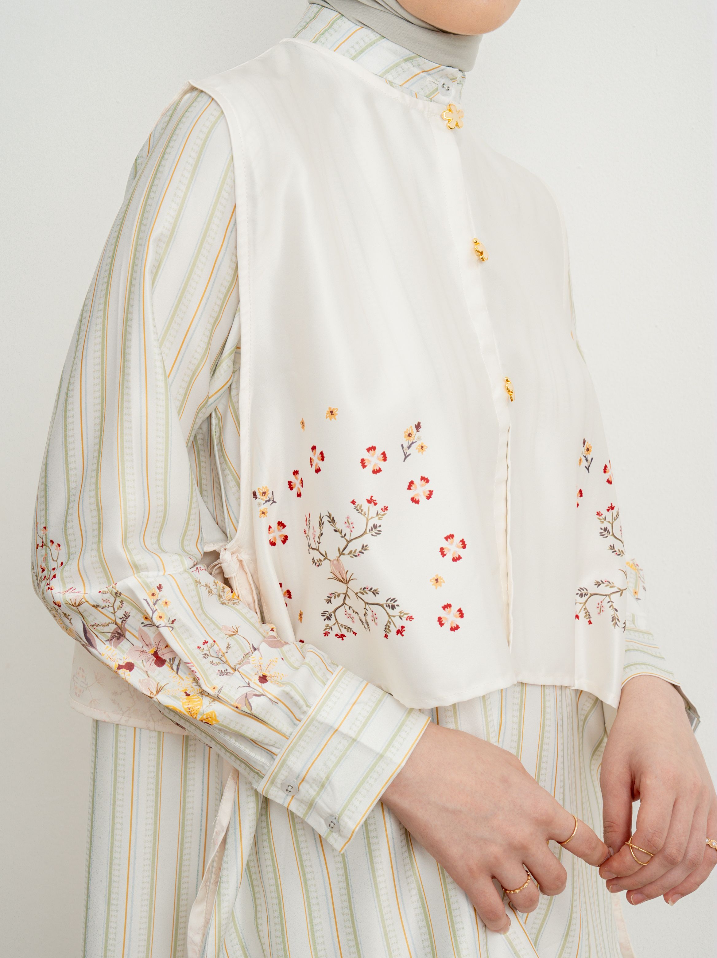Emery Shirt Set Creme