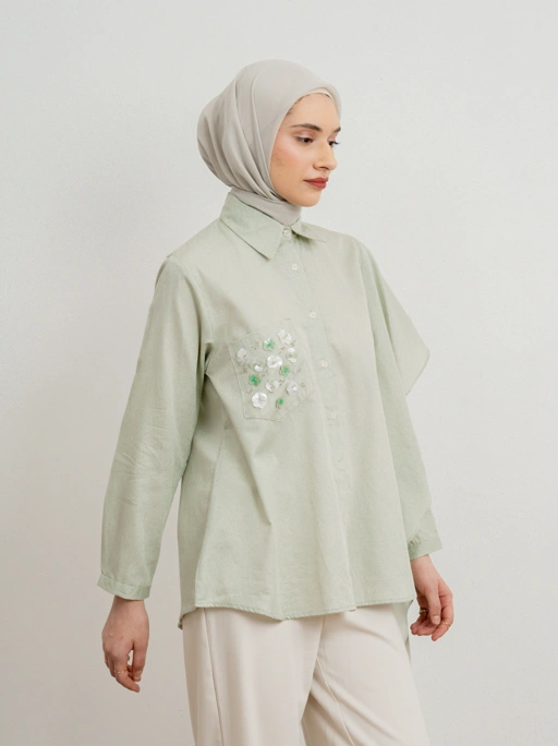 Image of Erren Shirt Pale Green