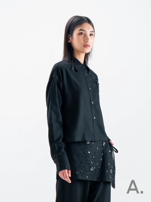 Image of Bianca Shirt Black 