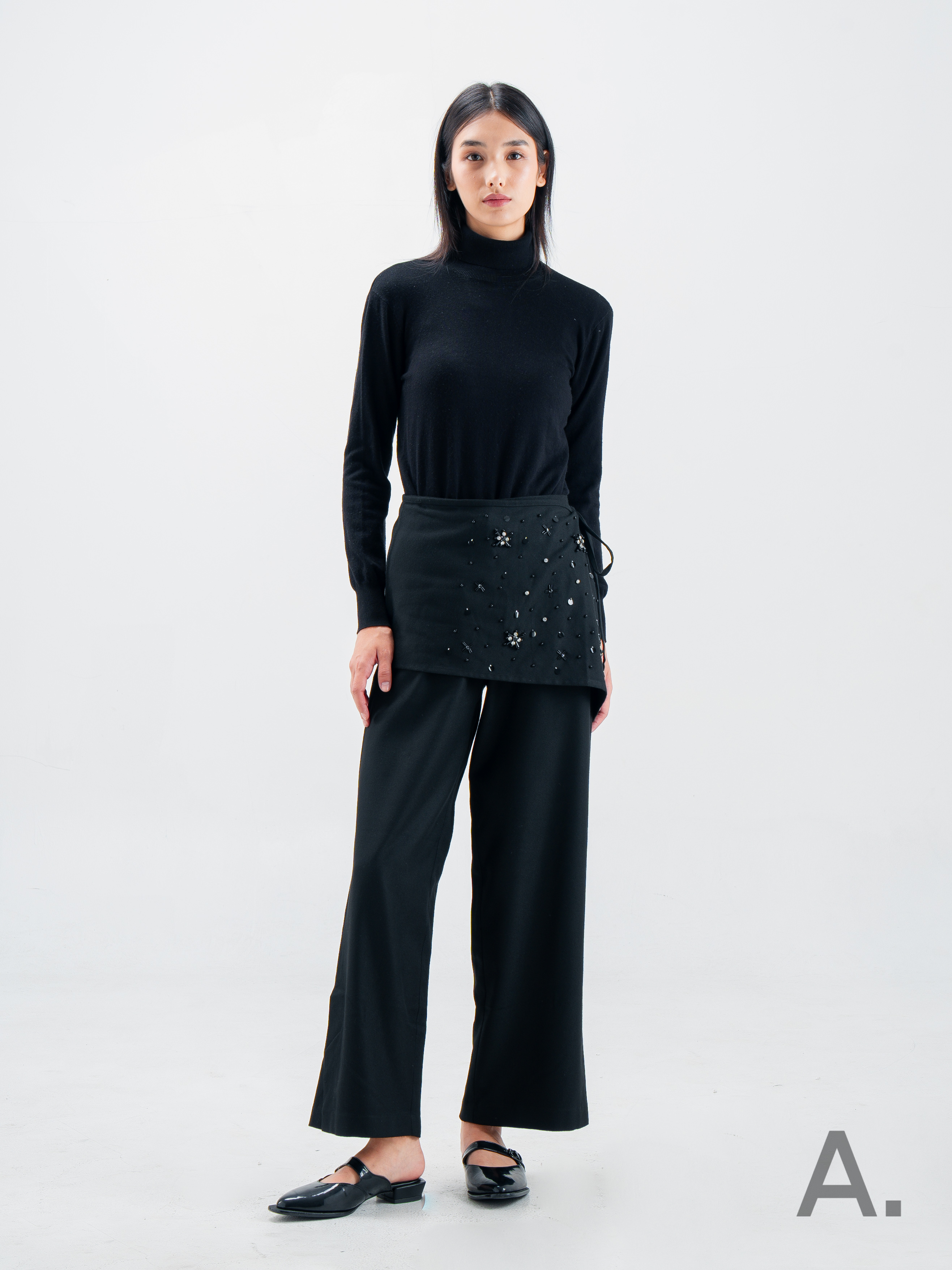 Benni Apron Pants Black