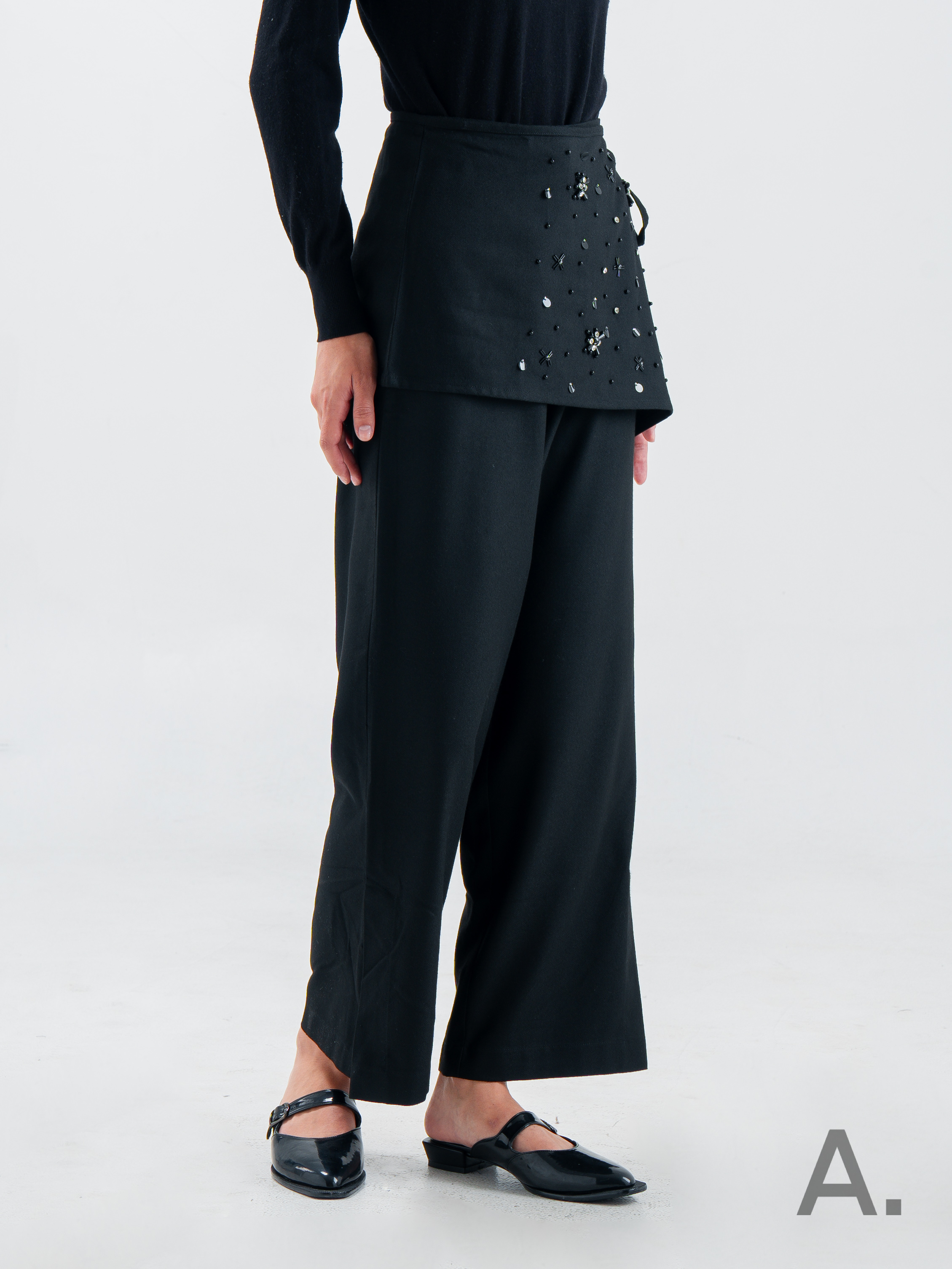 Benni Apron Pants Black