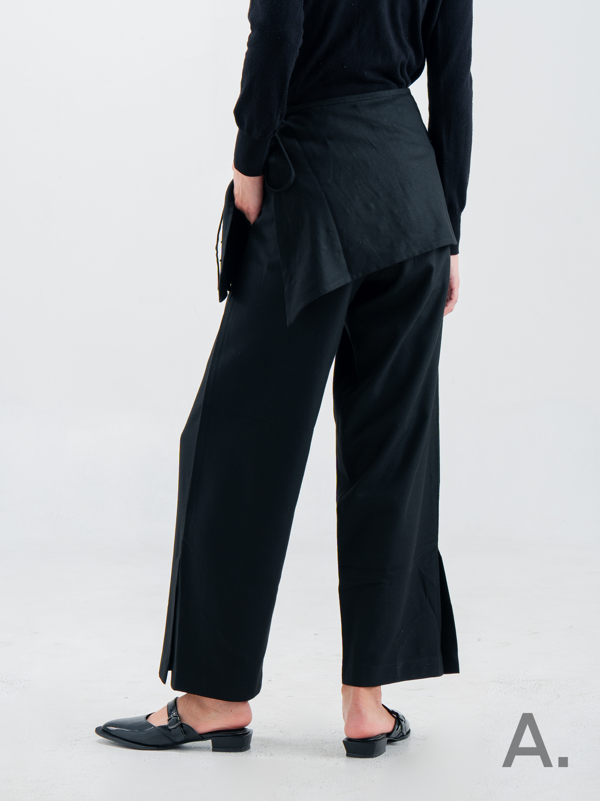 Benni Apron Pants Black