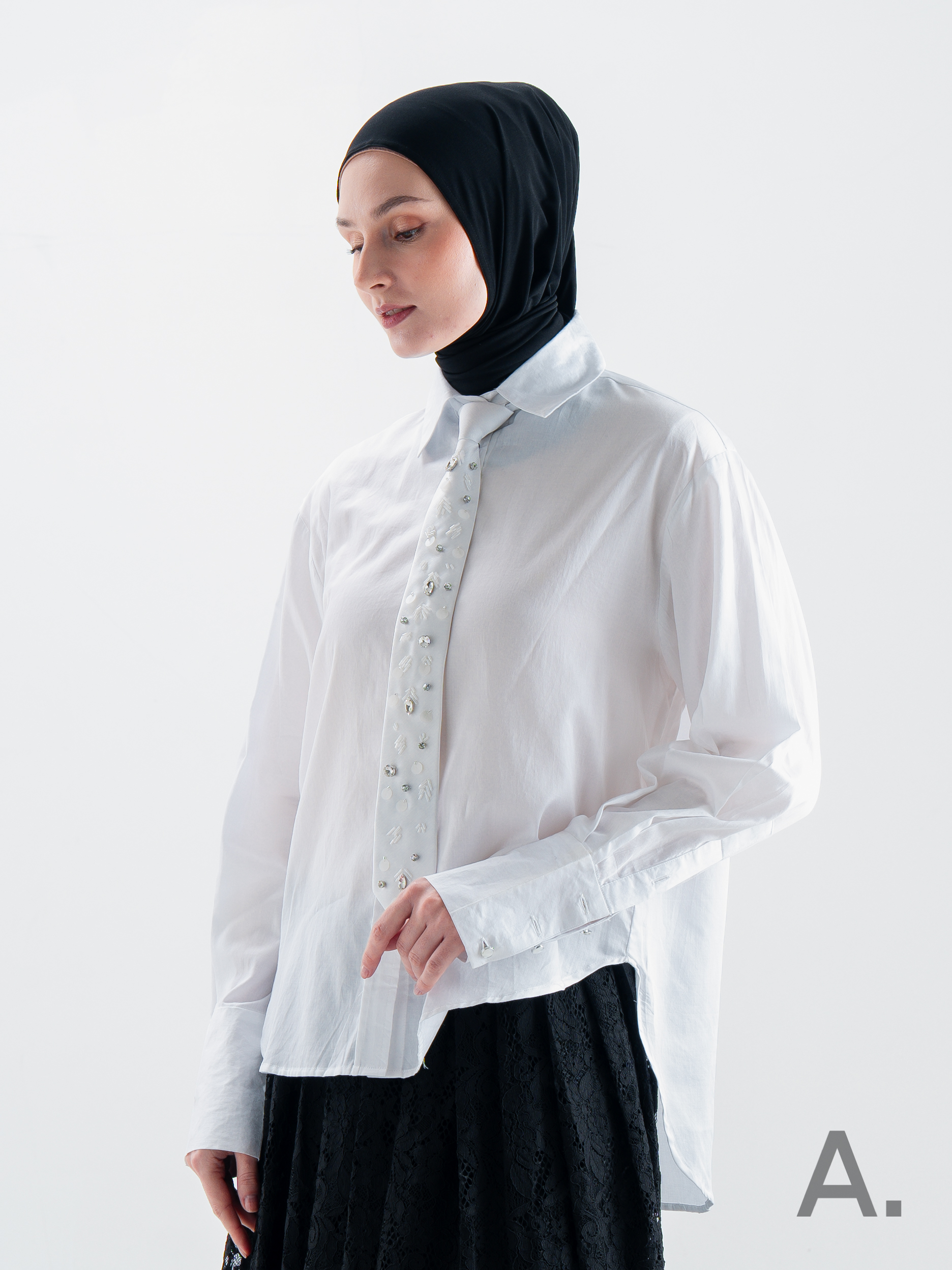 Bex Instant Tie White