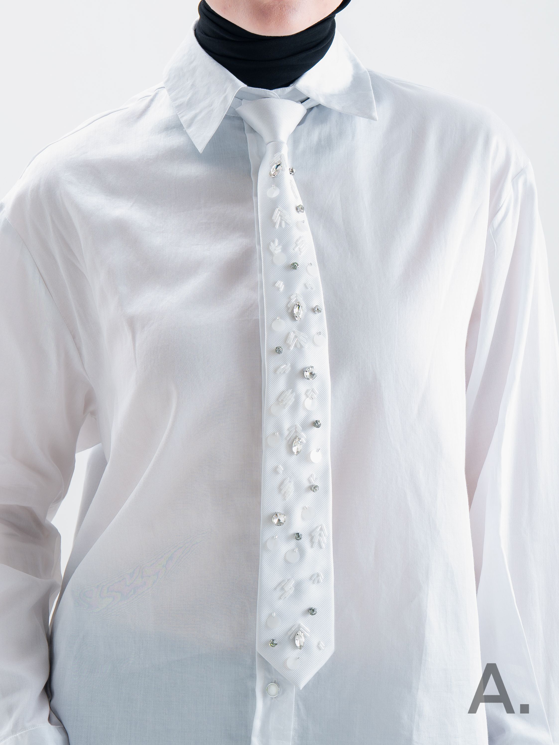 Bex Instant Tie White