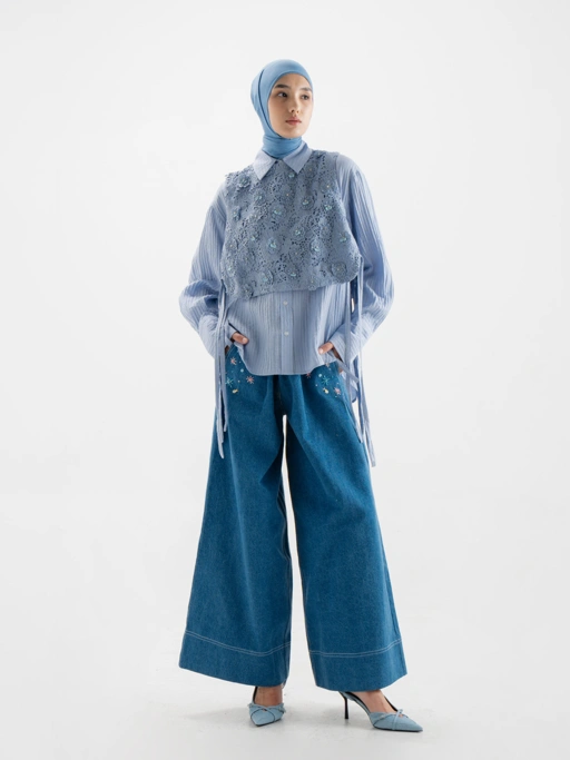 Image of Kirana Shirt Blue