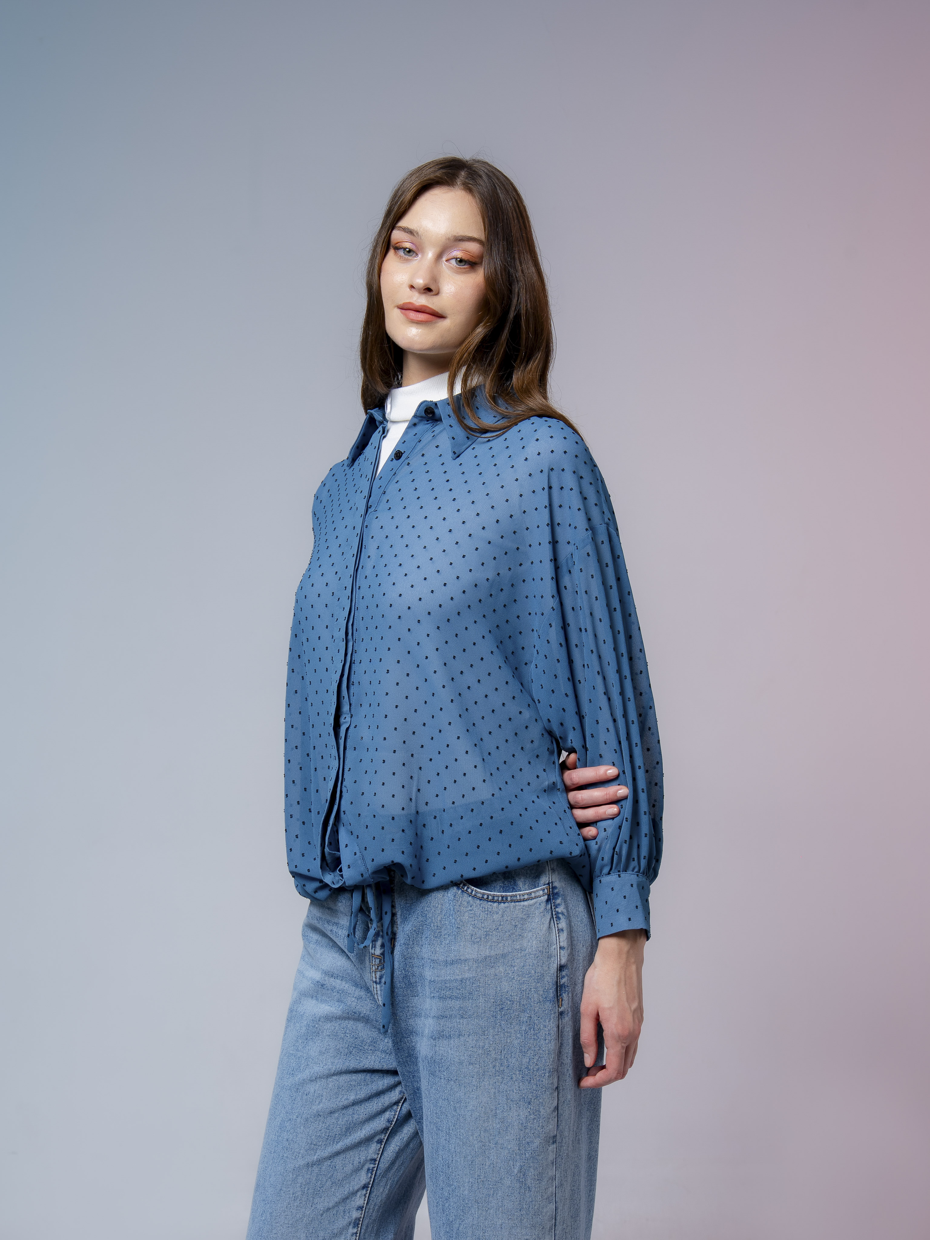 Ruelle Shirt Blue
