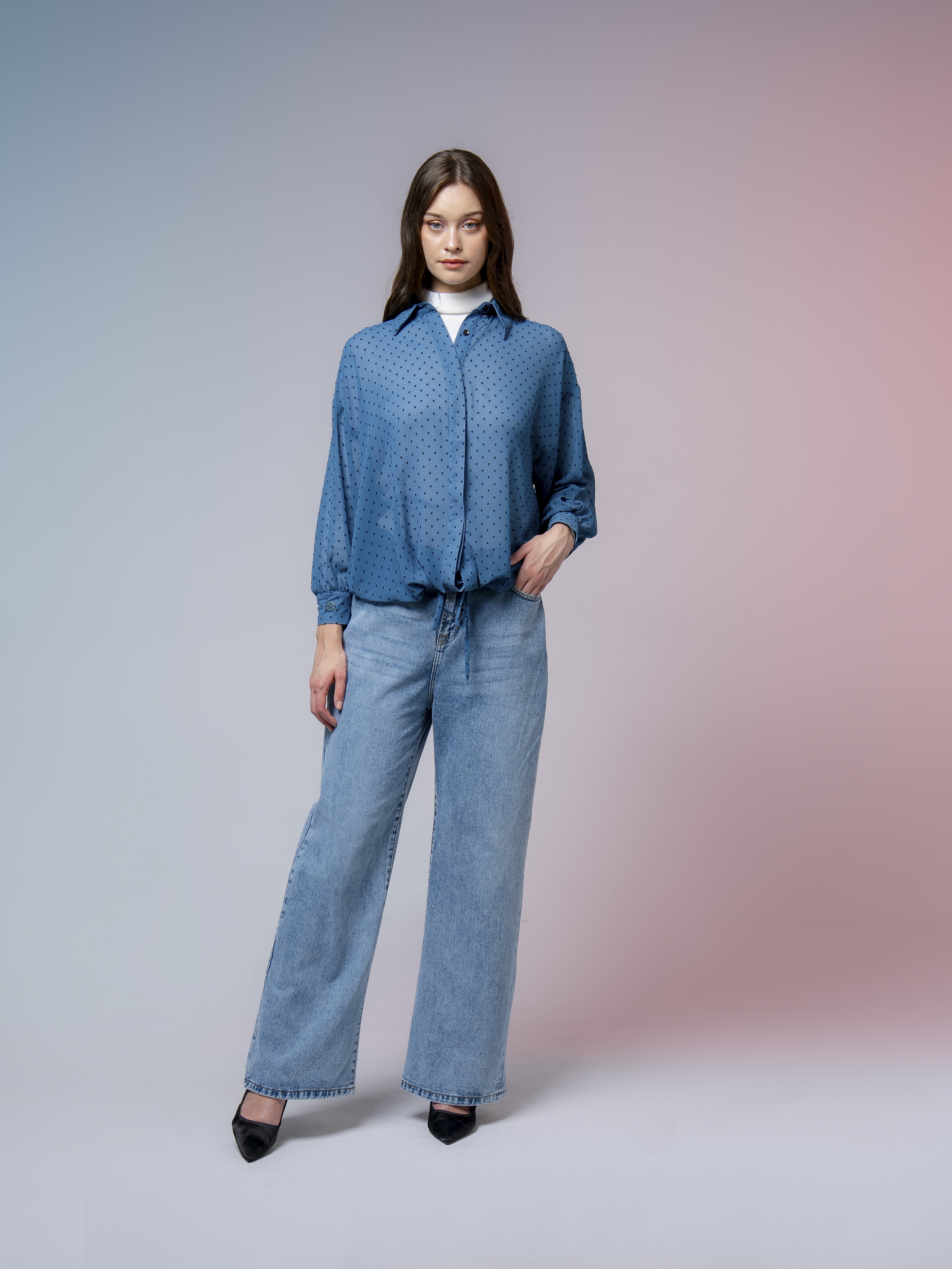 Ruelle Shirt Blue