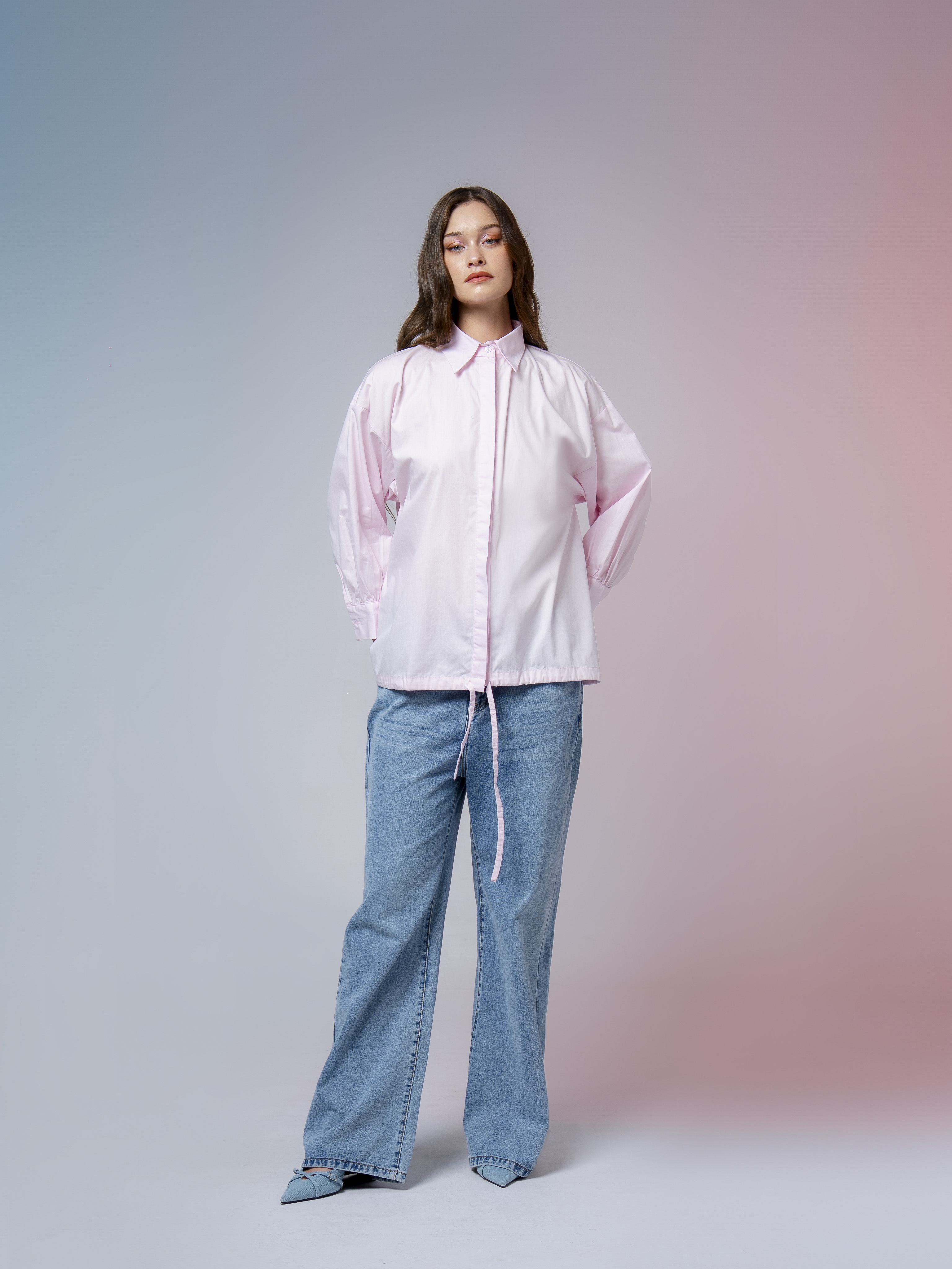 Ruelle Shirt Pale Pink