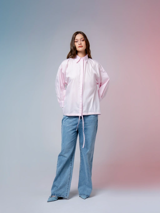Image of Ruelle Shirt Pale Pink