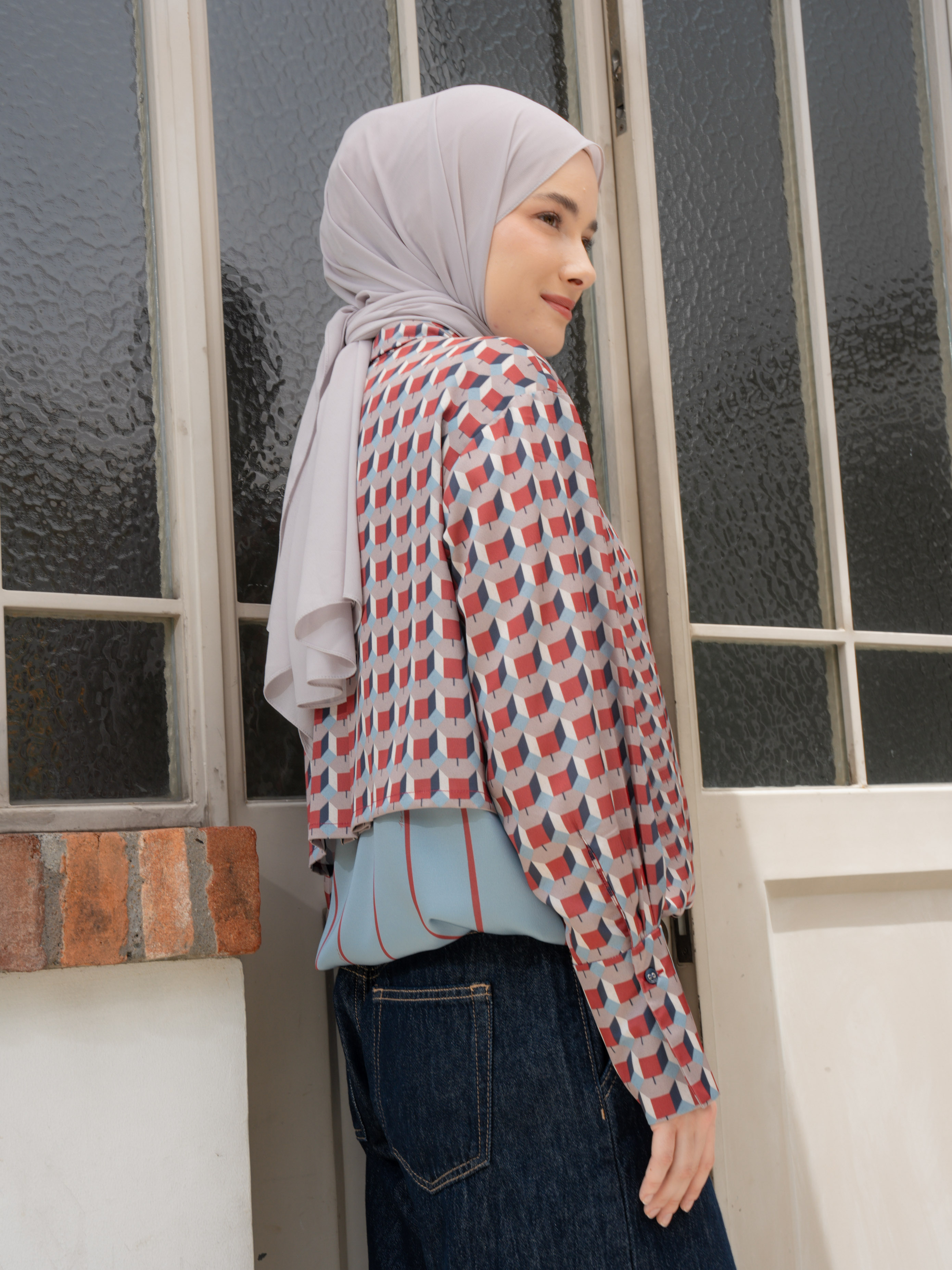 Tasya Shirt Red