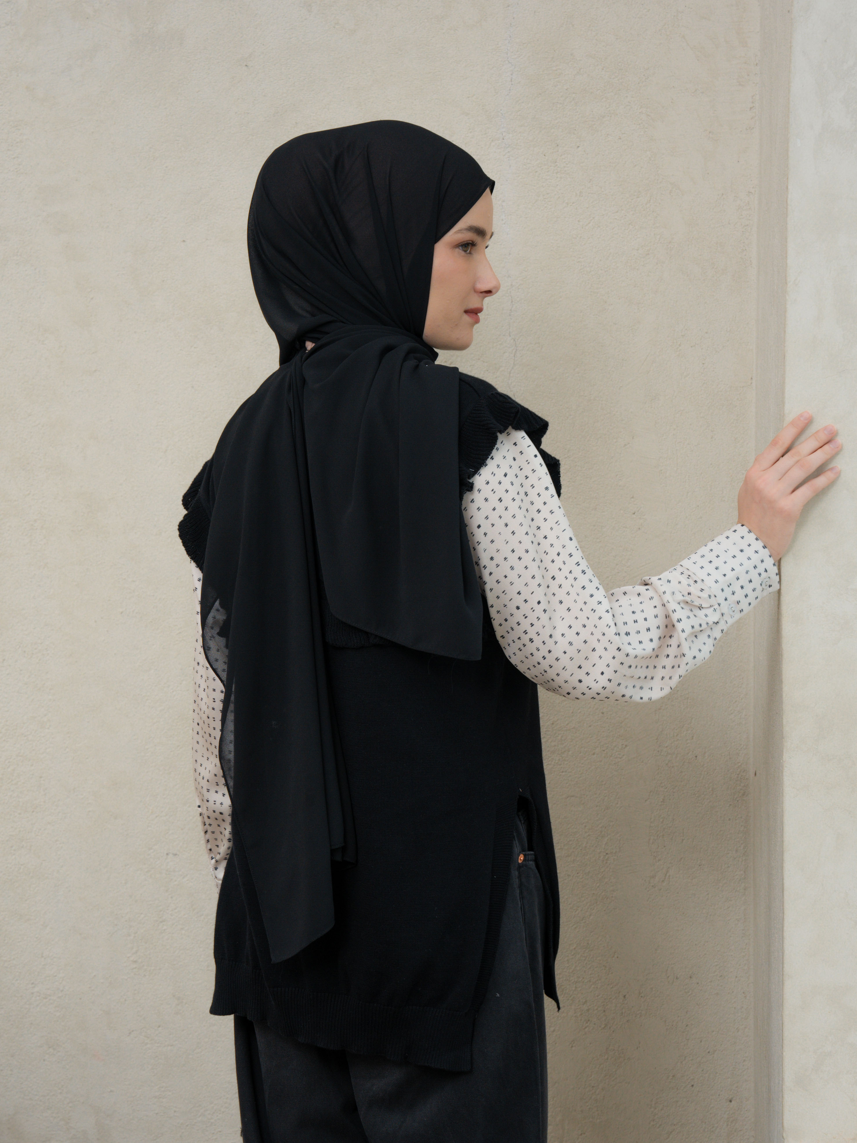 Sanya Mix Sweater Black