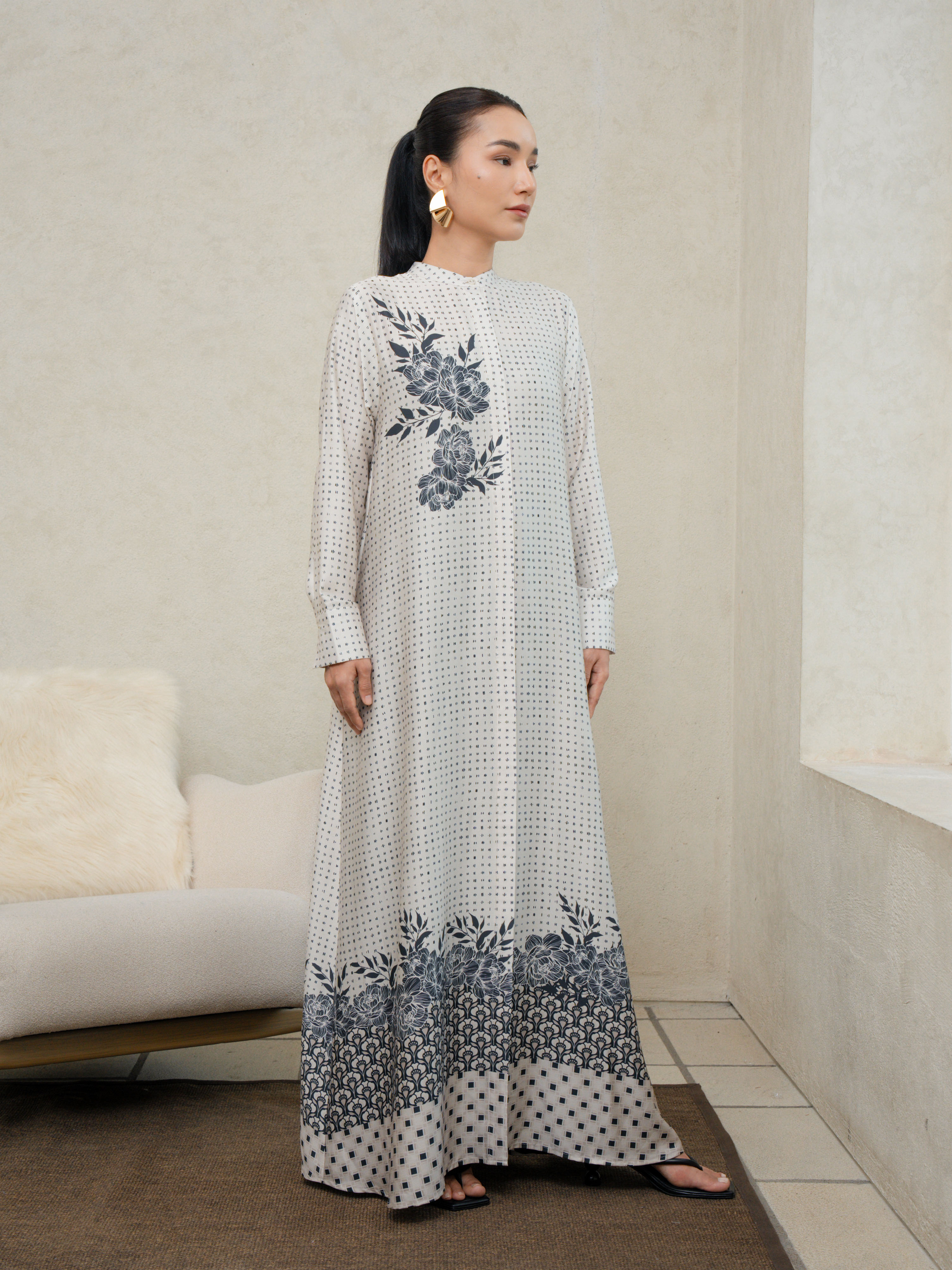 Silla Dress Beige