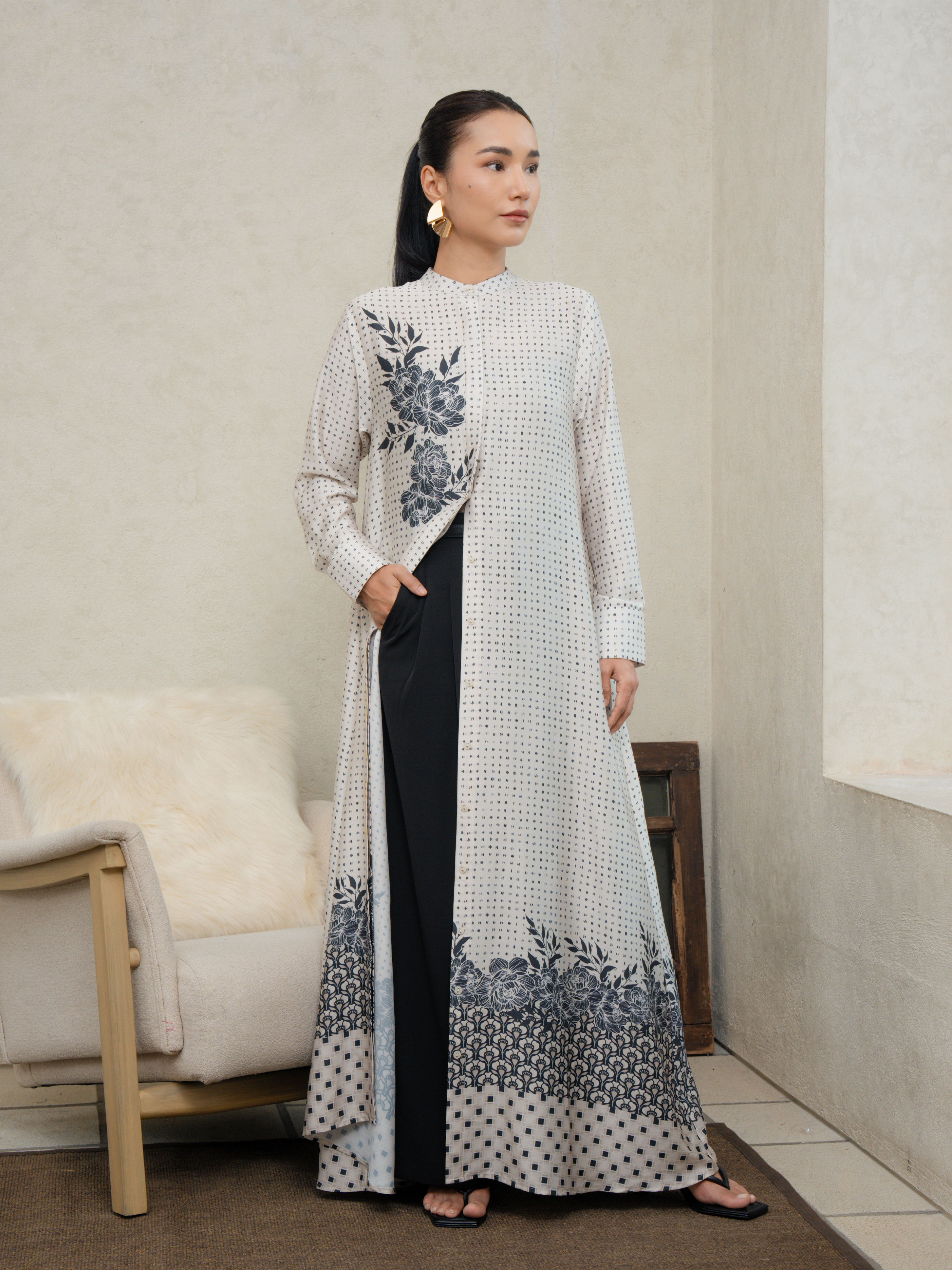 Silla Dress Beige