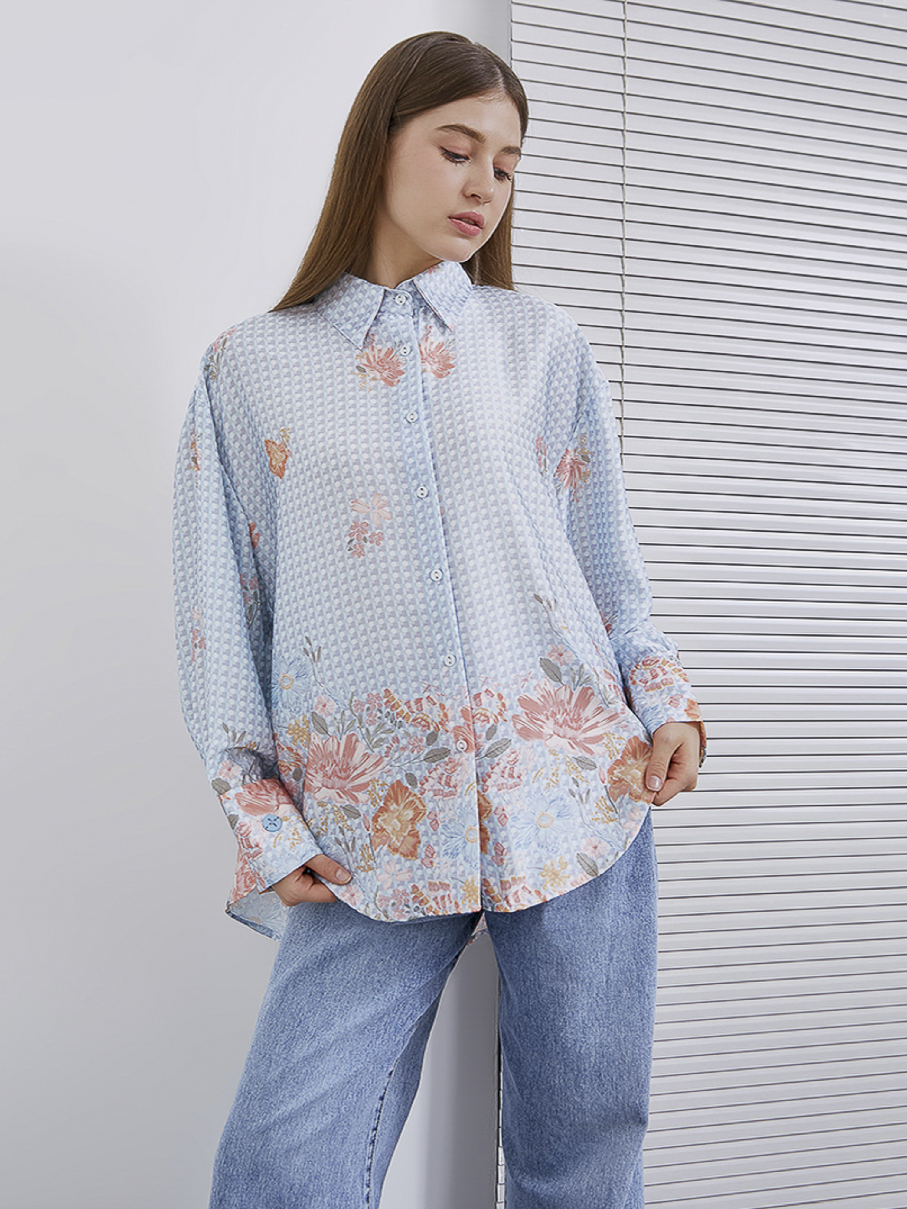 Fely Shirt Blue Sky