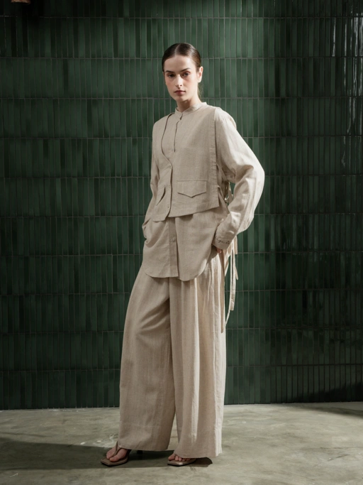 Image of Reeve Vest Creme