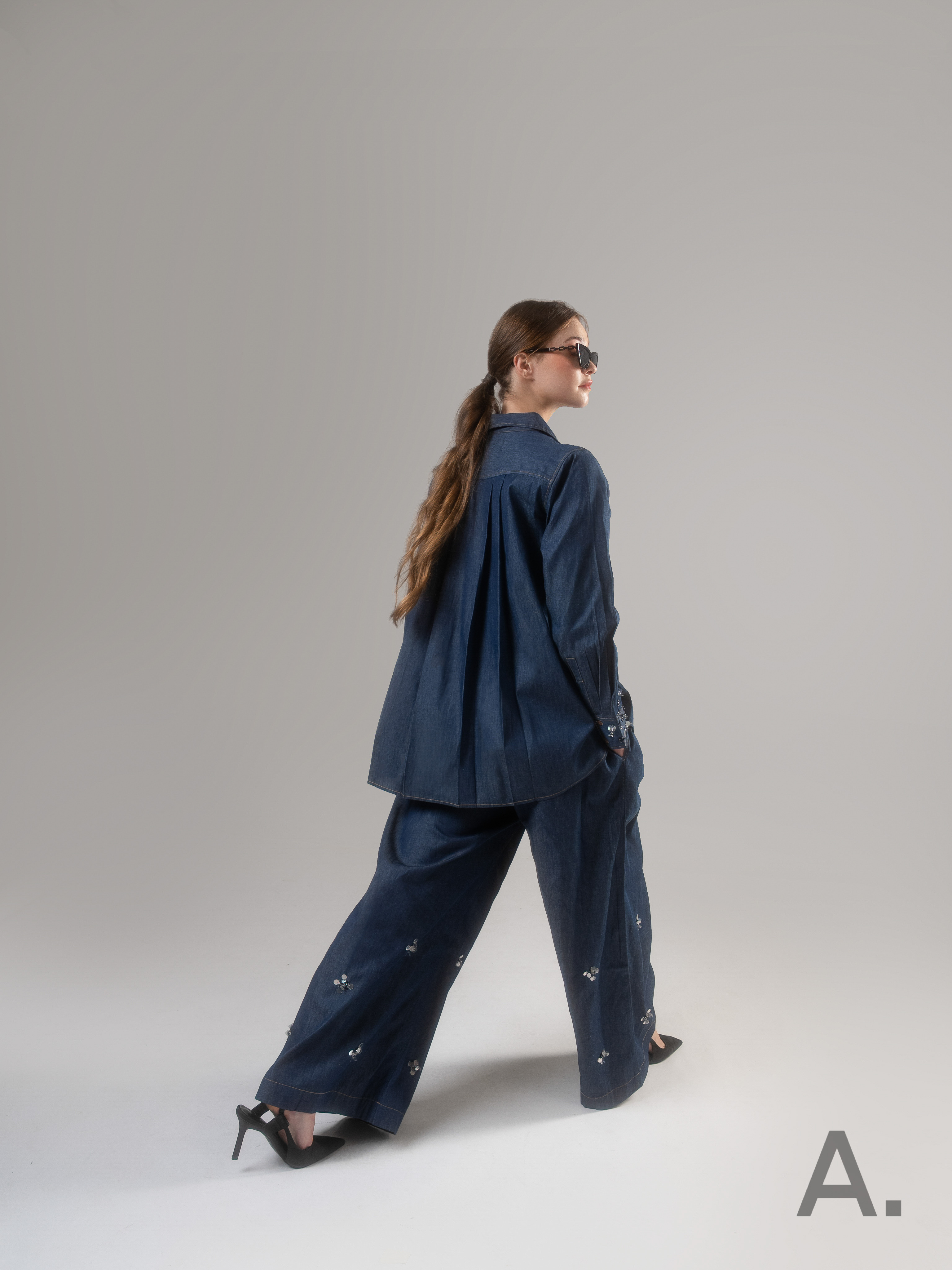 Cessa Shirt Blue Denim